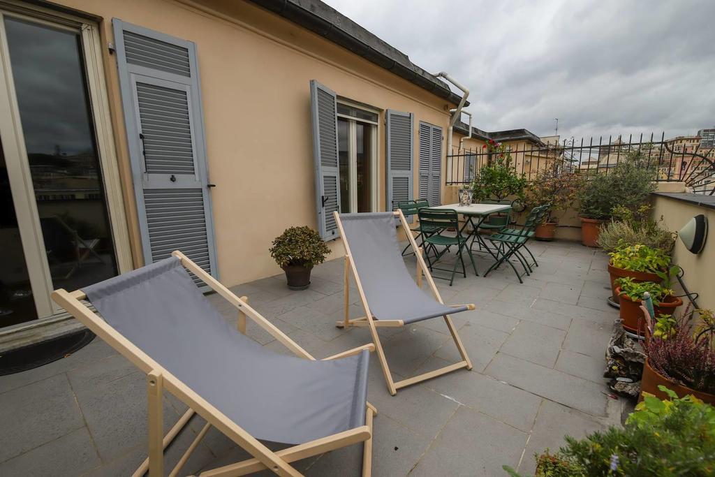 Altido Apt For 3 With Rooftop Balcony And Lovely Cityview 热那亚 外观 照片